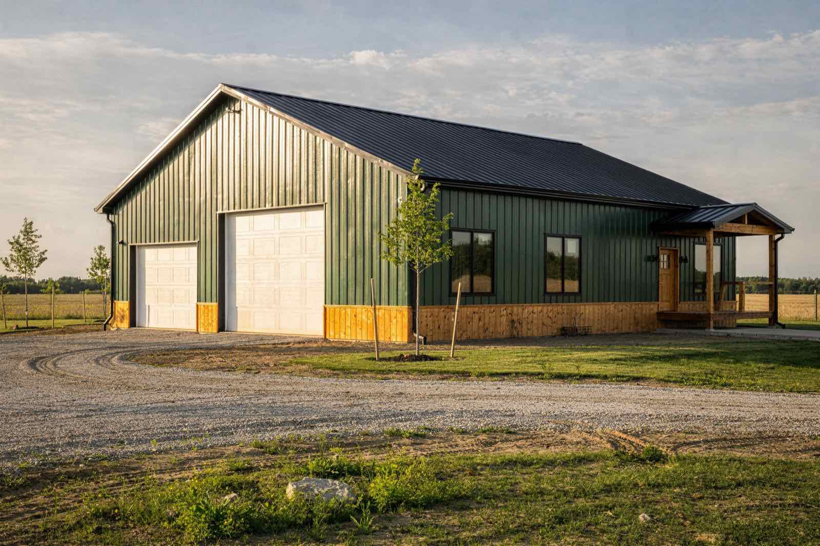 Forge Shop House barndominium, illustrative rendering